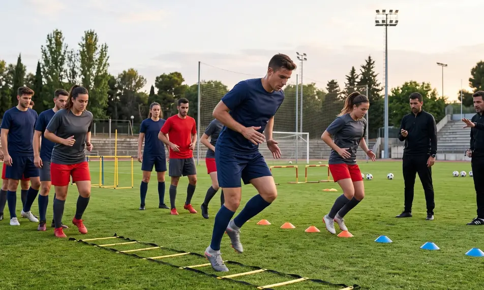 Ejercicios de coordinación en fútbol base por edades
